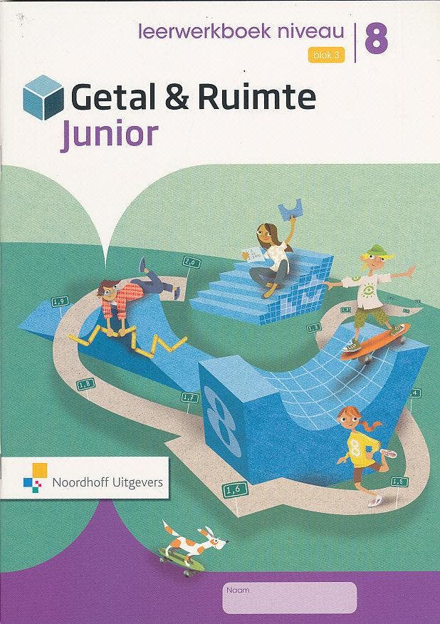 Getal en Ruimte Junior leerwerkboek NIVEAU blok 3 groep 8 (p, Livres, Livres scolaires, Envoi