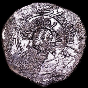 . Fatimidenkalifaat Al-Aziz. 1/2 Dirham Struck in Egypt