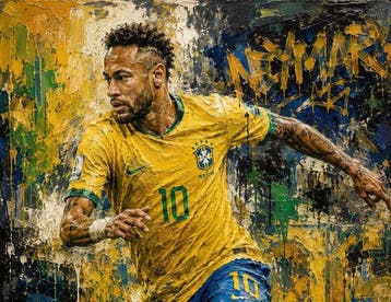 Canvas Fit - Alberto Ricardo - Neymar Jr.: El Diez de Brasil, Nieuw