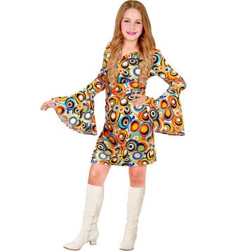 Hippie 60S Jurk Meisje, Verzenden