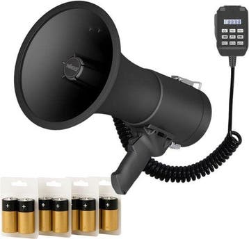2dekans | Velleman Megafoonset 50W met sirene, inclusief, Ophalen of Verzenden