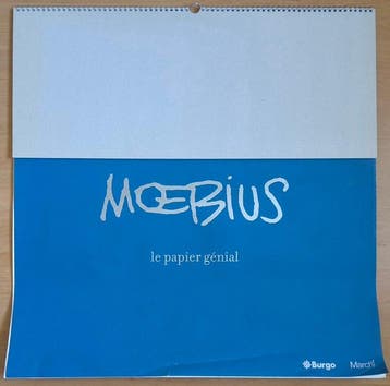 Moebius - Le Papier genial - 40 × 60 cm - 1 Calendrier -, Nieuw