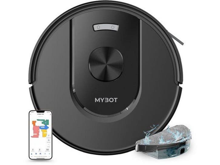 MYBOT X10 - Robotstofzuiger - 6000PA Zuigkracht -, Elektronische apparatuur, Stofzuigers, Nieuw, Verzenden