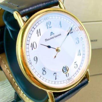 Maurice Lacroix - Classic 18k Goldplated G10 - Zonder, Nieuw