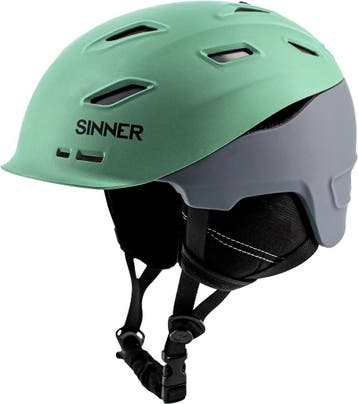 SINNER X PHBG - Serfaus skihelm - Groen / Grijs - Maat M, Fietsen en Brommers, Verzenden, Zo goed als nieuw, SINNER