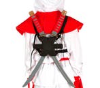 Schouder Samurai Zwaarden 55cm 2st, Verzenden, Nieuw