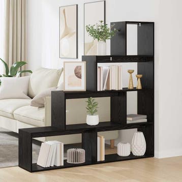 vidaXL Roomdivider Boekenkast 143,5 x 29 x 143,5 cm Bewerkt, Huis en Inrichting, Verzenden, Nieuw