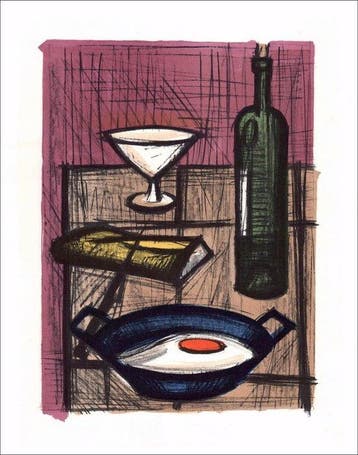 Bernard Buffet (1928-1999) - Compositions (12 Lithographies), Antiquités & Art