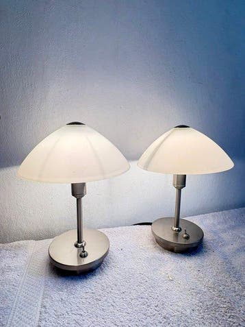 FLI Illuminazione - Tafellamp (2) - Mushroom - Chroom, Glas