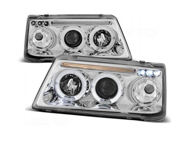 Angel Eyes koplampen Chrome geschikt voor Peugeot 205, Autos : Pièces & Accessoires, Éclairage, Envoi
