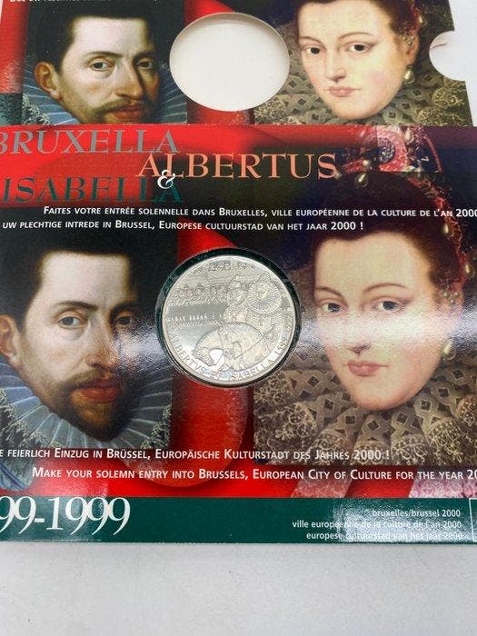 België. 500 Francs 1999-2001 ensemble de 3 coffrets FDC avec, Postzegels en Munten, Munten | Nederland