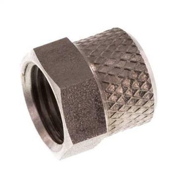 6x4 M10x1mm Union Nut RVS [2 Stuks], Verzenden