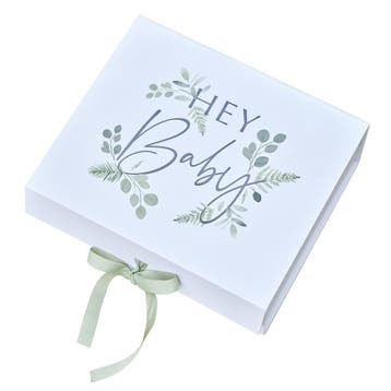 Geschenkdoosje Hey Baby 25cm, Verzenden, Nieuw