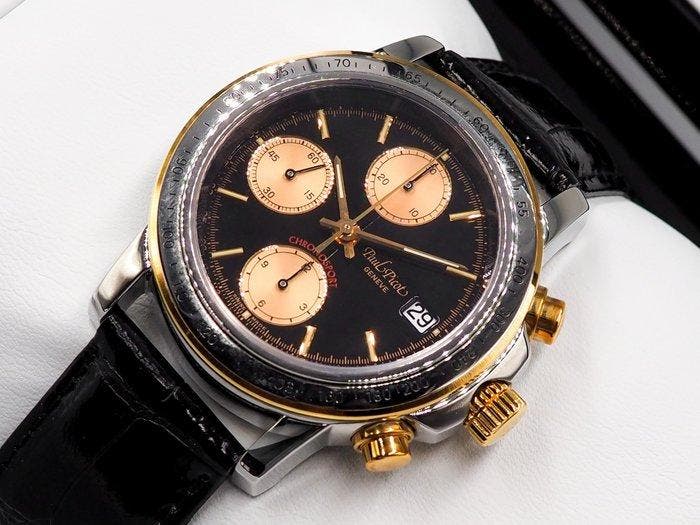 Paul Picot - Zonder minimumprijs - Chronosport Valjoux - 18K, Bijoux, Sacs & Beauté, Montres | Hommes