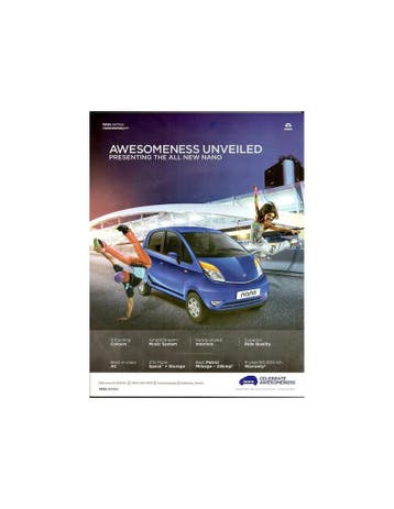 2014 TATA NANO SHEET ENGELS, Boeken, Ophalen of Verzenden, Nieuw