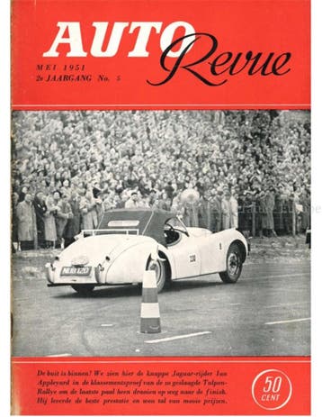 1951 AUTO REVUE MAGAZINE 5 NEDERLANDS, Ophalen of Verzenden, Nieuw