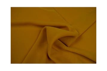 15 meter chiffon stof - okergeel, Verzenden, 120 cm of meer, Geel, Polyester