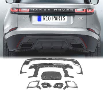 DIFFUSEUR RANGE ROVER VELAR 17- LOOK R DYNAMIC NOIR BRILLANT, Auto-onderdelen, Carrosserie, Verzenden, Nieuw