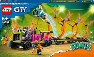 LEGO City Stuntz stunttruck en Ring of Fire Challenge 60357, Verzenden, Nieuw