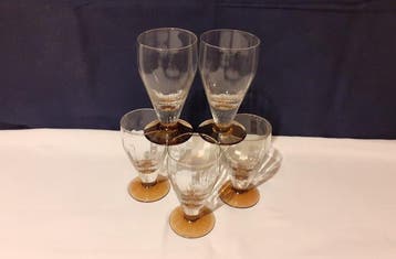 Service de boisson (5) - Cristal - Art Nouveau, fine 800