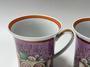 Rosenthal - Versace - Bécher - Gobelet à anse - 9 cm -