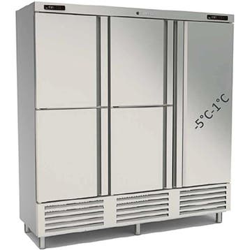 Viskoelkast | 1725L (2/1 GN) | RVS | -1°C/-5°C & -2°C/+8°C, Verzenden