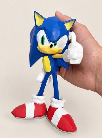 Sega - Richard Orlinski (1966) - Figuur - Sonic the Hedgehog, Games en Spelcomputers, Nieuw
