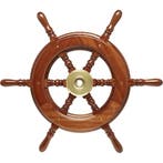 Houten Stuurwiel Boot Mahonie 540mm, Watersport en Boten, Ophalen of Verzenden, Nieuw