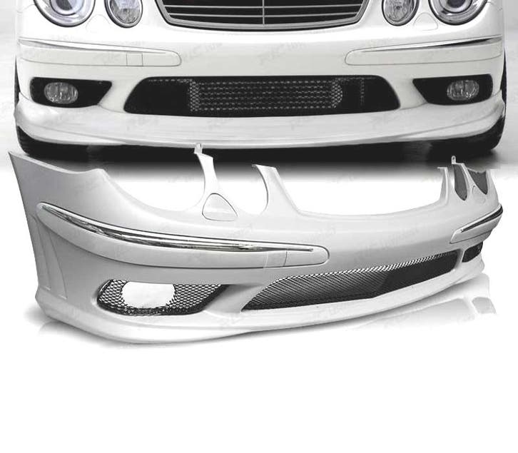 PARE-CHOCS AVANT MERCEDES W211 02-06 LOOK AMG, Auto-onderdelen, Carrosserie, Verzenden