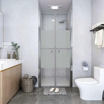 vidaXL Douchedeur 91x190 cm ESG halfmat, Verzenden, Nieuw