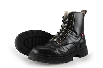 Levis Veterboots in maat 38 Zwart, Verzenden, Zwart, Overige typen, Zo goed als nieuw