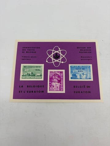 België 1961/1962 - 4 luxe velletjes (zeldzaam) LUX37