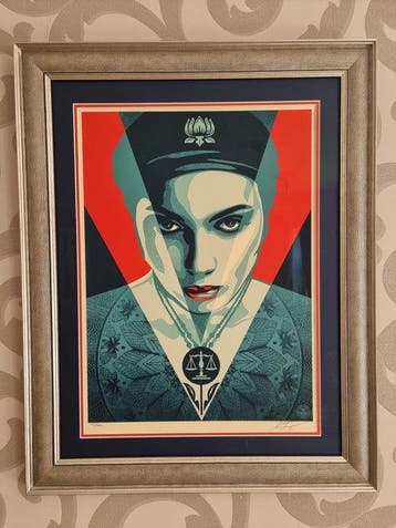 Shepard Fairey (OBEY) (1970) - Justice Woman - Red