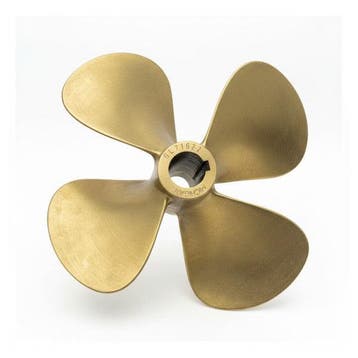 Bieden: Michigan Propellers 4-Blade Brass Propeller GL469 1, Ophalen of Verzenden