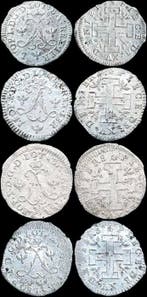 Duché de Lorraine Leopold I (1690/1729). Lot de 8 monnaies