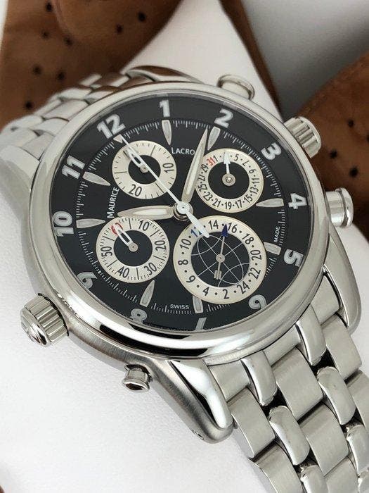 Maurice Lacroix - Masterpiece Globe Chronograph Automatic -, Bijoux, Sacs & Beauté, Montres | Hommes