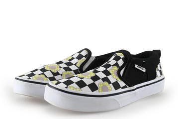 Vans Instappers Meisjes in maat 33 Zwart, Jongen of Meisje, Schoenen, Zo goed als nieuw, Vans