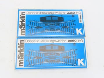Märklin H0 - 2260 - Modeltreinsporen (2) - 2 Engels, Hobby en Vrije tijd, Nieuw