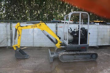 Veiling: Minigraver Wacker Neuson EZ28 Diesel 2015, Zakelijke goederen, Machines en Bouw | Kranen en Graafmachines, Ophalen