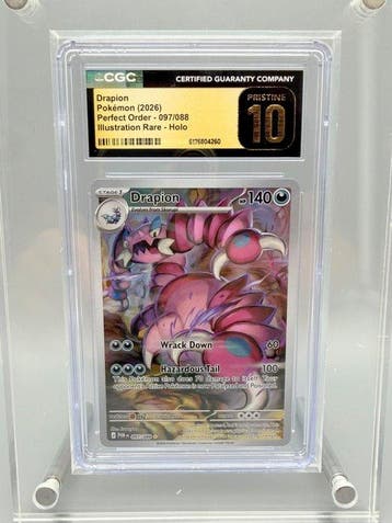 Pokémon Graded card - Drapion - Perfect Order - 097/088 -