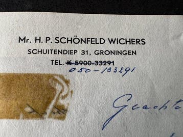 Belcampo - Handgeschreven brief - 1983
