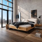 Van Schaik Modena Massief Houten Ledikant - 200 x 200, Huis en Inrichting, Slaapkamer | Bedden, Nieuw