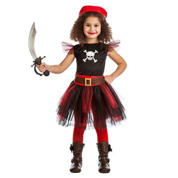 Kostuum Kind Piraat Mary, Kinderen en Baby's, Carnavalskleding en Verkleedspullen, Verzenden, Nieuw