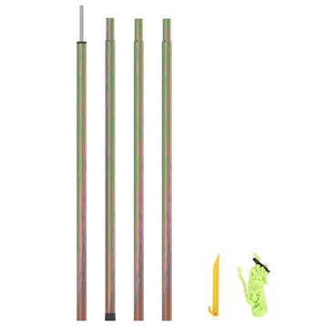 vidaXL Zonneschermpaal 250 cm gegalvaniseerd staal, Caravans en Kamperen, Tentaccessoires, Verzenden, Nieuw