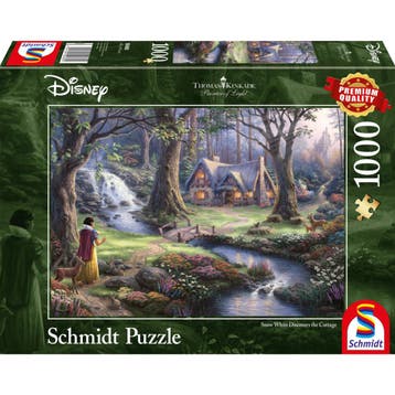Disney Dreams Puzzel Sneeuwwitje Ontdekt de Hut (1000 stukke, Verzamelen, Ophalen of Verzenden, Nieuw