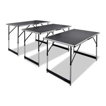 vidaXL Behangtafel inklapbaar en in hoogte verstelbaar 3 st, Verzenden, Nieuw