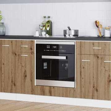 vidaXL Hangkast Artisan Eiken Bewerkt hout, Verzenden, Nieuw