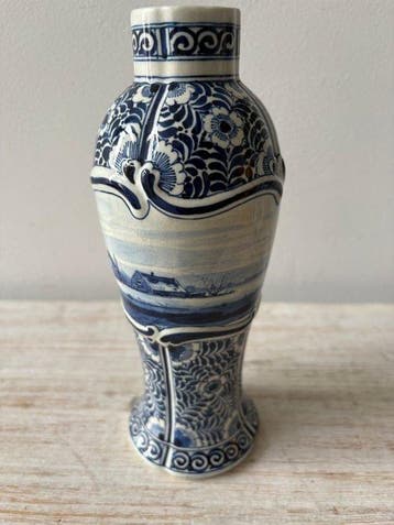De Porceleyne Fles, Delft - Vase - Céramique - 1906 - 23 cm, Antiquités & Art