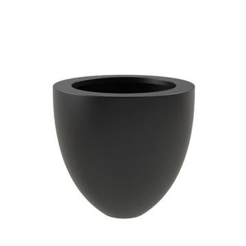 Polyester plantenbak Ø100x95cm - Met bodem, Kunststof, 100 cm of meer, Rond, Nieuw