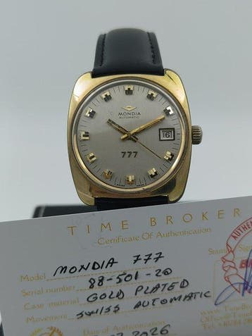 Mondia - 777 Automatic - Zonder minimumprijs - Heren -